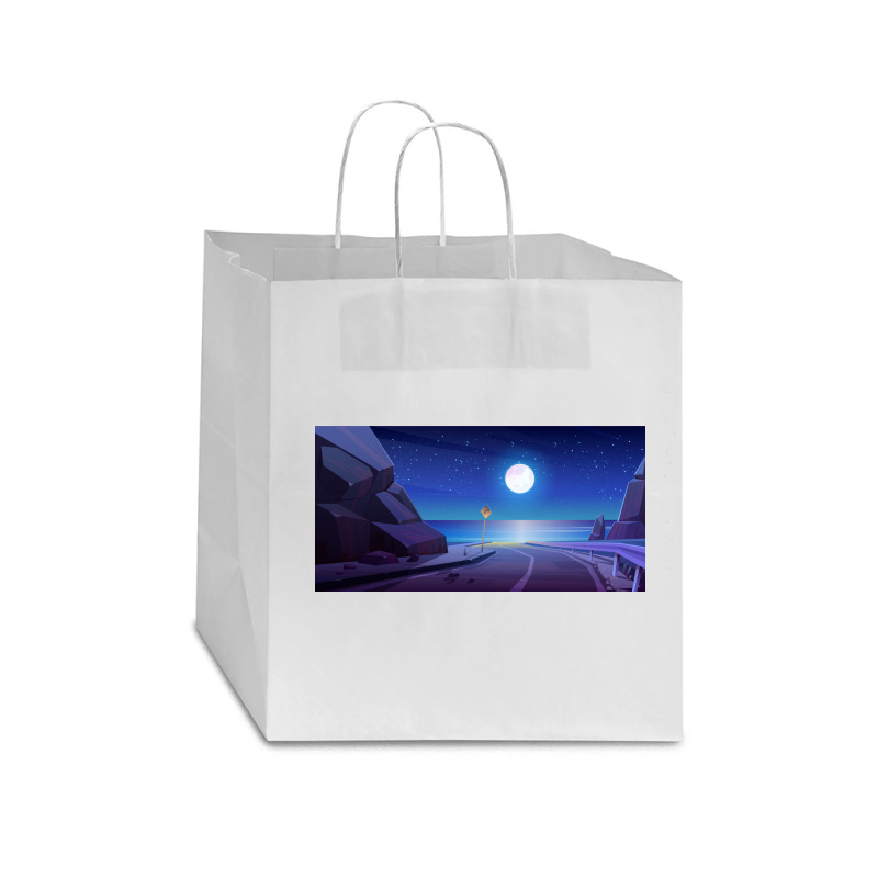 Night Trip Star Paper Bag - 13 X 7 X 13 | Artistshot