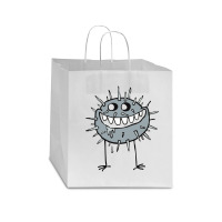 Cute, Cartoon, Absurd, Germ, Bacteria, Creature 01 2 Star Paper Bag - 13 X 7 X 13 | Artistshot