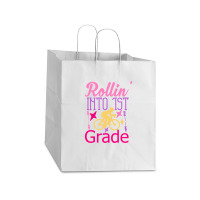 Rollin  Into 1st Grade Take Out Paper Bag - 14 X 10 X 15 1/2 | Artistshot