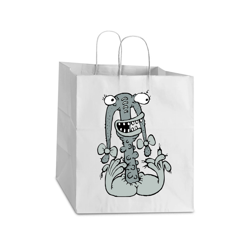 Creature Take Out Paper Bag - 14 X 10 X 15 1/2 | Artistshot