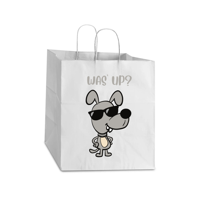 Vazzap Take Out Paper Bag - 14 X 10 X 15 1/2 | Artistshot