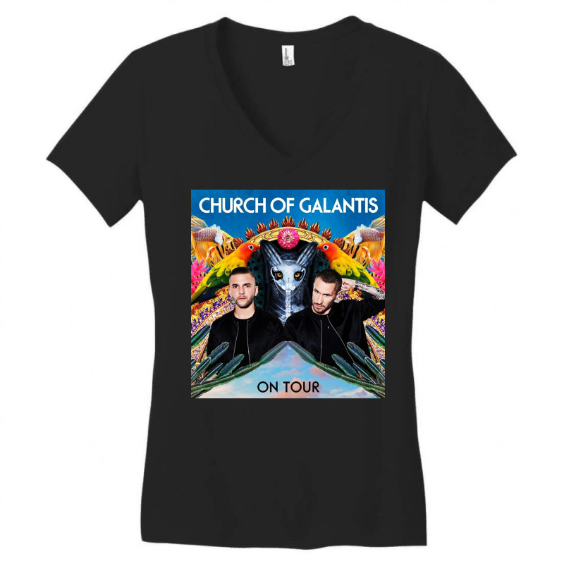 Church Of Galantis Tour 2022 Women's V-Neck T-Shirt by jpayton73 | Artistshot