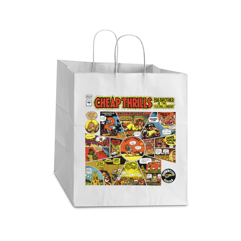 Album Albig Brother & The Holding Company Cheap Thrills Take Out Paper Bag - 14 X 10 X 15 1/2 | Artistshot