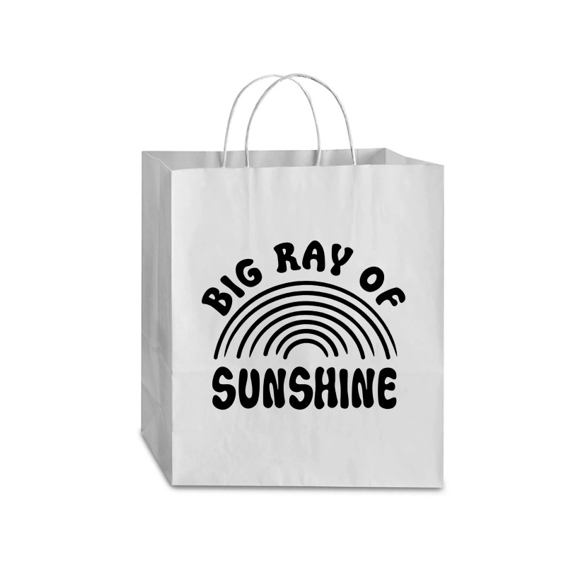 Big Ray Of Sunshine Traveler Paper Bag -13 x 6 x 15 3/4 by Nicole Tees | Artistshot