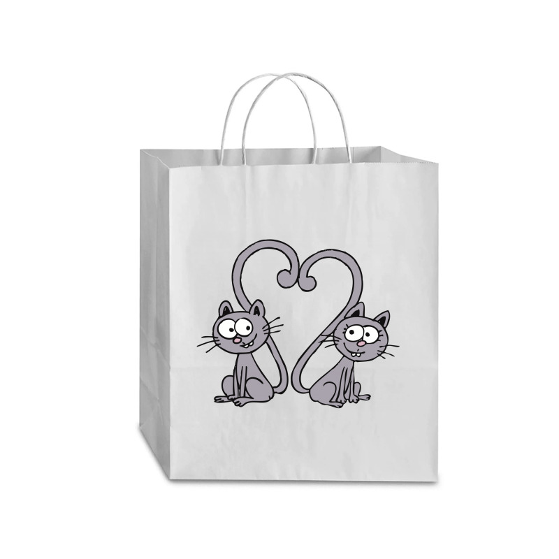 Valentine's Day Cat Traveler Paper Bag -13 X 6 X 15 3/4 | Artistshot