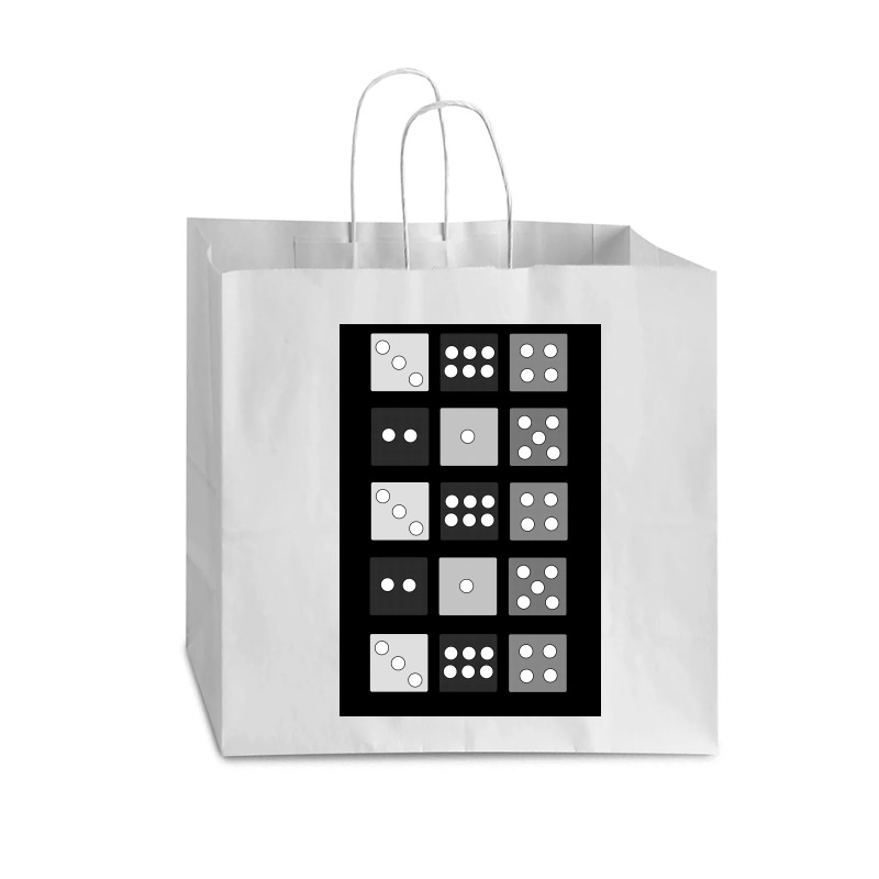 Box Pattern Black Vogue Paper Bag - 16 x 6 x 12 by FlyingBird | Artistshot