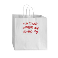 Now I Have A Machine Gun Ho Ho Ho Vogue Paper Bag - 16 X 6 X 12 | Artistshot