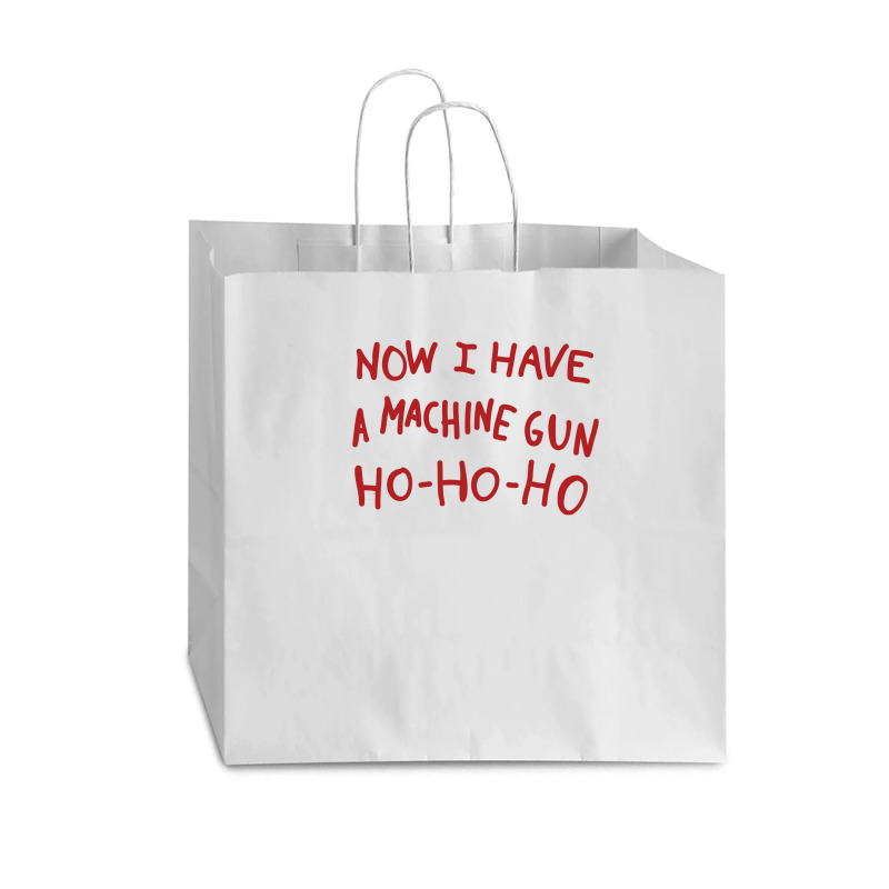 Now I Have A Machine Gun Ho Ho Ho Vogue Paper Bag - 16 X 6 X 12 | Artistshot