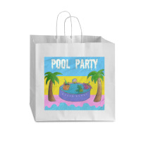 Beach Bunny Pool Party Vogue Paper Bag - 16 X 6 X 12 | Artistshot