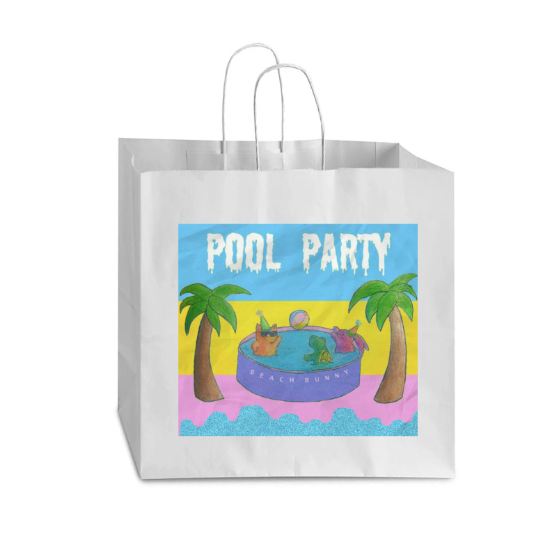 Beach Bunny Pool Party Vogue Paper Bag - 16 X 6 X 12 | Artistshot