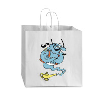 Alaaddin's Magic Lamp Blue Genie Vogue Paper Bag - 16 X 6 X 12 | Artistshot