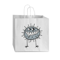 Cute, Cartoon, Absurd, Germ, Bacteria, Creature 01 2 Vogue Paper Bag - 16 X 6 X 12 | Artistshot