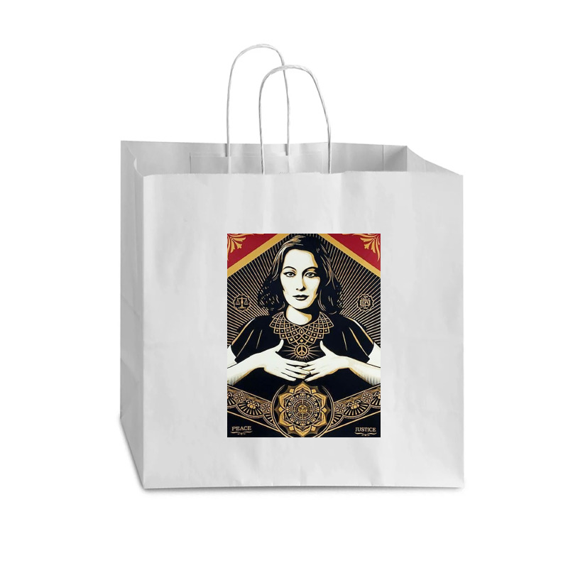 Peace Justice Vogue Paper Bag - 16 X 6 X 12 | Artistshot