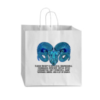 Zodiac Sign Of Aries Astrology Vogue Paper Bag - 16 X 6 X 12 | Artistshot