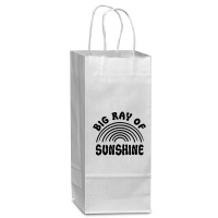 Big Ray Of Sunshine Wine Paper Bag - 5 1/2 X 3 1/4 X 13 | Artistshot