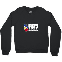 Bbm 2022 Bongbong Marcos Sara Philippines Flag Red Crewneck Sweatshirt | Artistshot