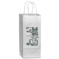 Creature 19 Wine Paper Bag - 5 1/2 X 3 1/4 X 13 | Artistshot