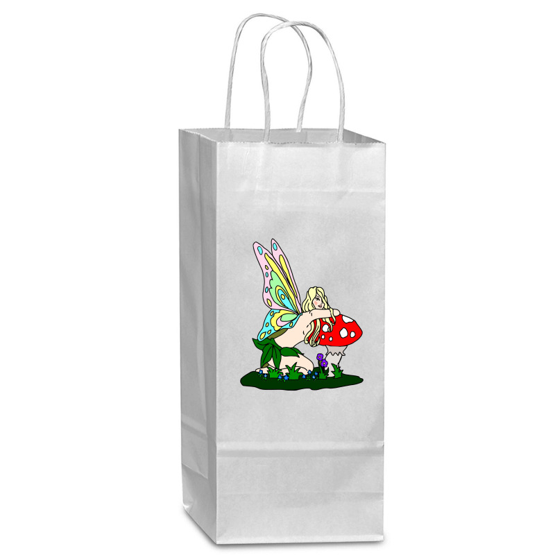 Fairy Tale Funny Wine Paper Bag - 5 1/2 X 3 1/4 X 13 | Artistshot