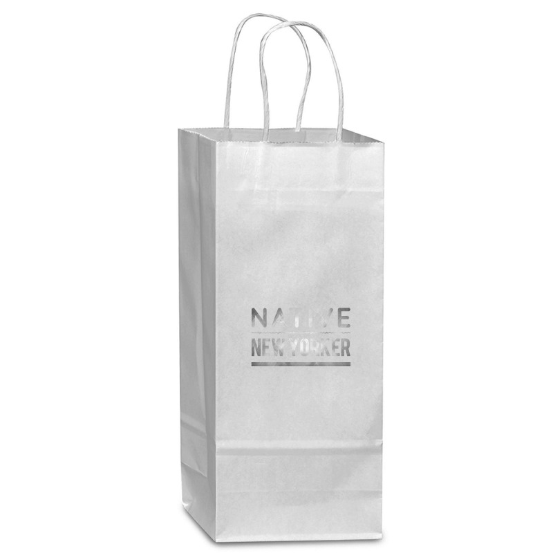 Native New Yorker Wine Paper Bag - 5 1/2 X 3 1/4 X 13 | Artistshot