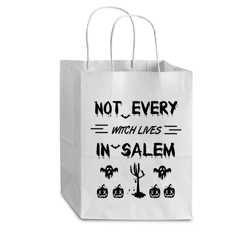 Not Every Witch Lives In Salem Cub Paper Bag - 8 X 4 1/2 X 10 1/4 | Artistshot