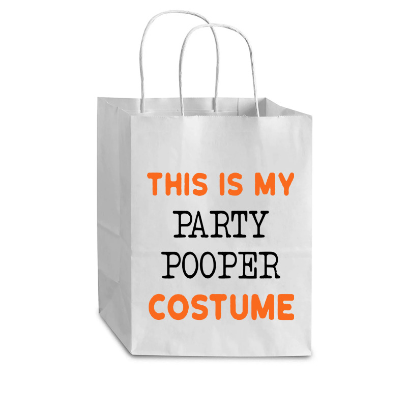 Funny Not Wearing Costume Party Cub Paper Bag - 8 X 4 1/2 X 10 1/4 | Artistshot