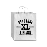 Keystone Xl Pipeline Debie Paper Bag - 10 X 5 X 13 | Artistshot