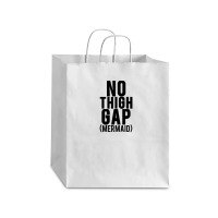 No Thigh Gap (mermaid) Black Debie Paper Bag - 10 X 5 X 13 | Artistshot