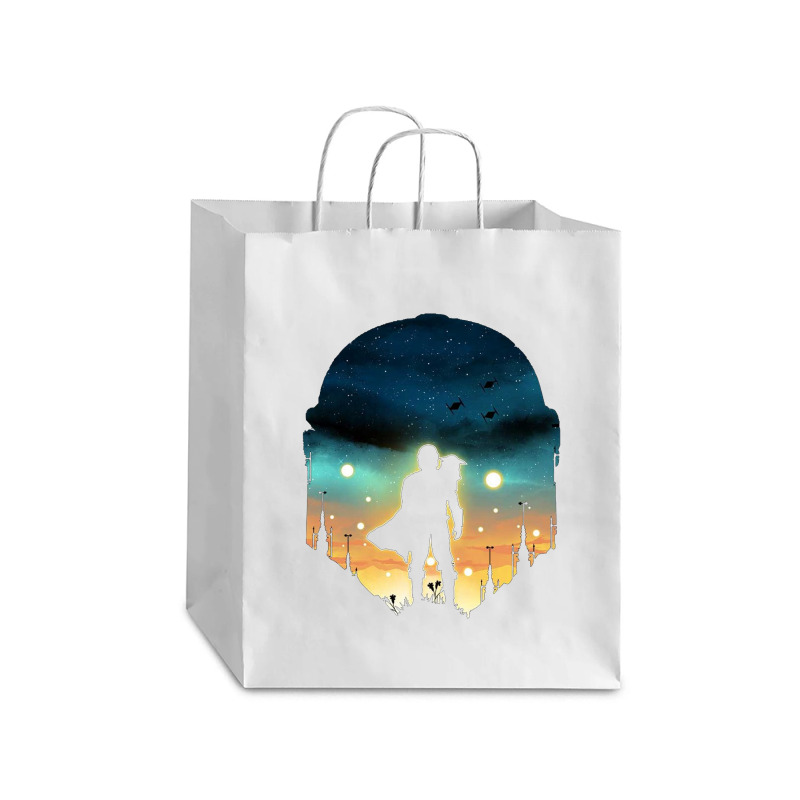 Djarin Sunset Debie Paper Bag - 10 X 5 X 13 | Artistshot