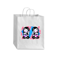 Cherry Blossom Twins Debie Paper Bag - 10 X 5 X 13 | Artistshot