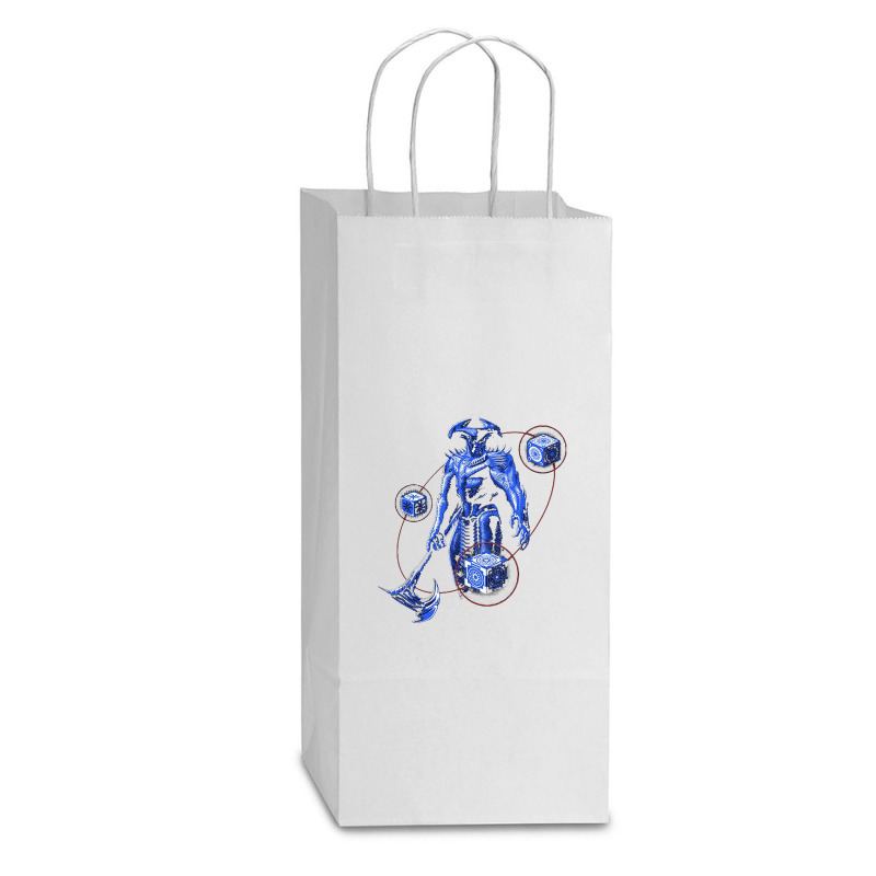 Steppenwolf Double Wine Paper Bag - 6 1/2 X 3 1/2 X 12 3/8 | Artistshot