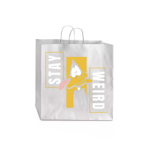 Stay Weird Jumbo Paper Bag - 18 X 7 X 18 3/4 | Artistshot