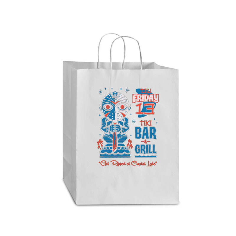 Friday 13 Tiki Bar Mart Paper Bag -13 X 7 X 17 | Artistshot