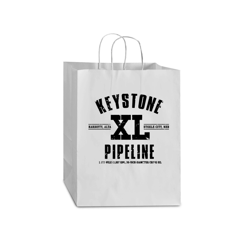 Keystone Xl Pipeline Mart Paper Bag -13 X 7 X 17 | Artistshot