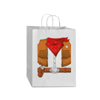 Cowboy Halloween Costume Men Women Kids Cowboy Sherif T Shirt Mart Paper Bag -13 X 7 X 17 | Artistshot