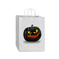 Scary Jack O Lantern Halloween Mart Paper Bag -13 X 7 X 17 | Artistshot