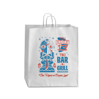 Friday 13 Tiki Bar Queen Paper Bag - 16 X 6 X 19 1/4 | Artistshot