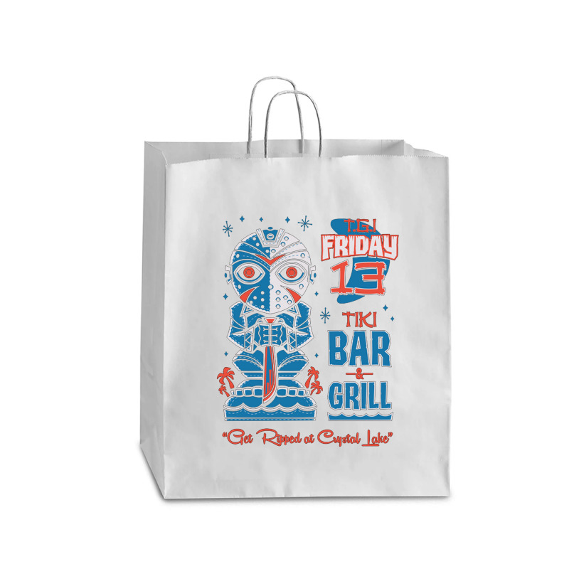 Friday 13 Tiki Bar Queen Paper Bag - 16 X 6 X 19 1/4 | Artistshot