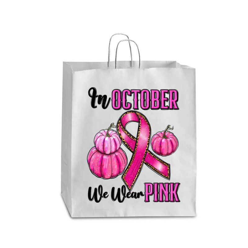 In October We Wear Pink Queen Paper Bag - 16 X 6 X 19 1/4 | Artistshot