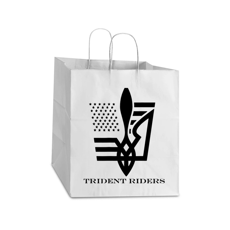 Trident Riders Take Out Paper Bag - 14 X 10 X 15 1/2 | Artistshot