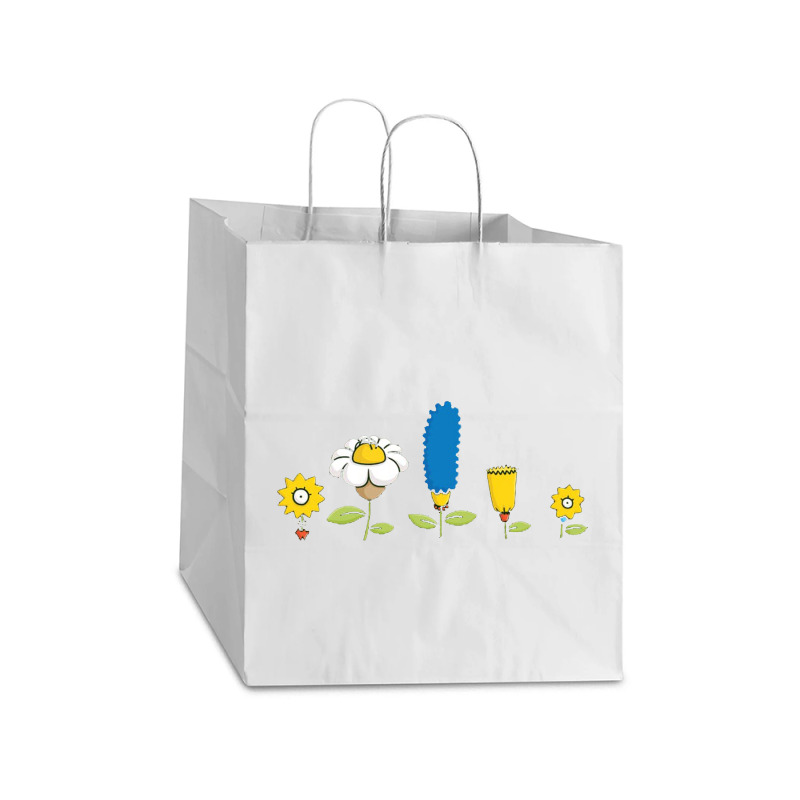 Spring Field Take Out Paper Bag - 14 X 10 X 15 1/2 | Artistshot