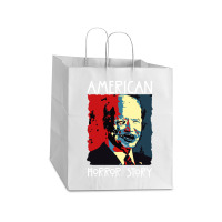 Funny  Horror Zombie Halloween Take Out Paper Bag - 14 X 10 X 15 1/2 | Artistshot