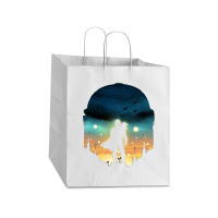 Djarin Sunset Take Out Paper Bag - 14 X 10 X 15 1/2 | Artistshot