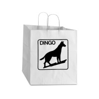 Dingo Flour Take Out Paper Bag - 14 X 10 X 15 1/2 | Artistshot