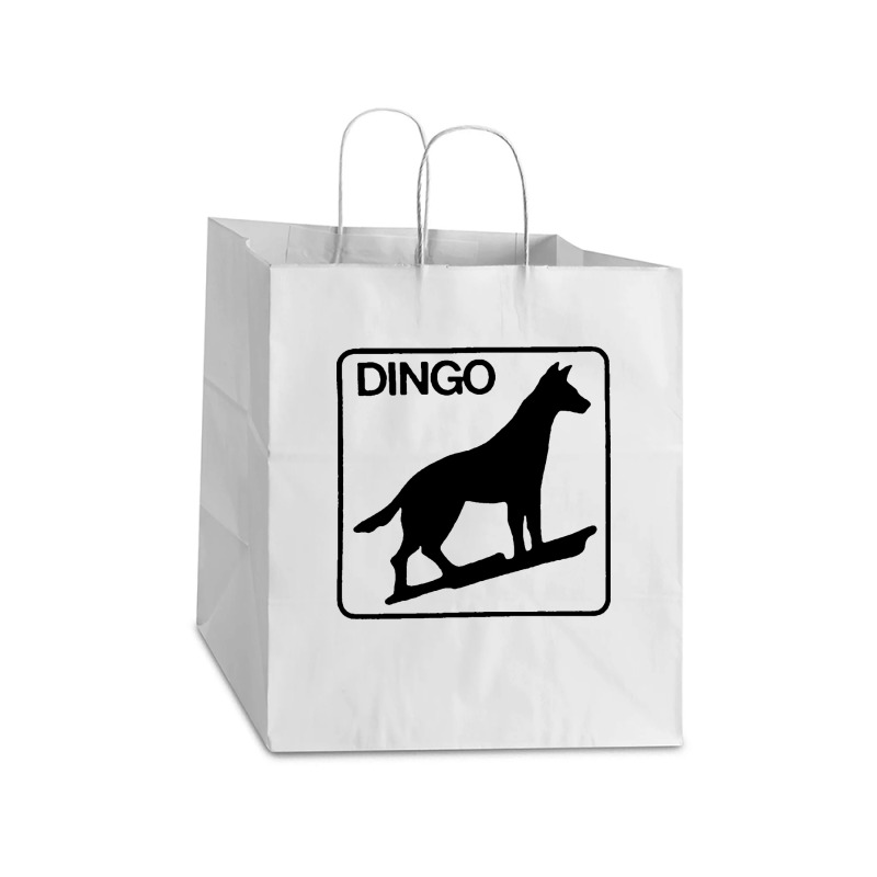 Dingo Flour Take Out Paper Bag - 14 X 10 X 15 1/2 | Artistshot