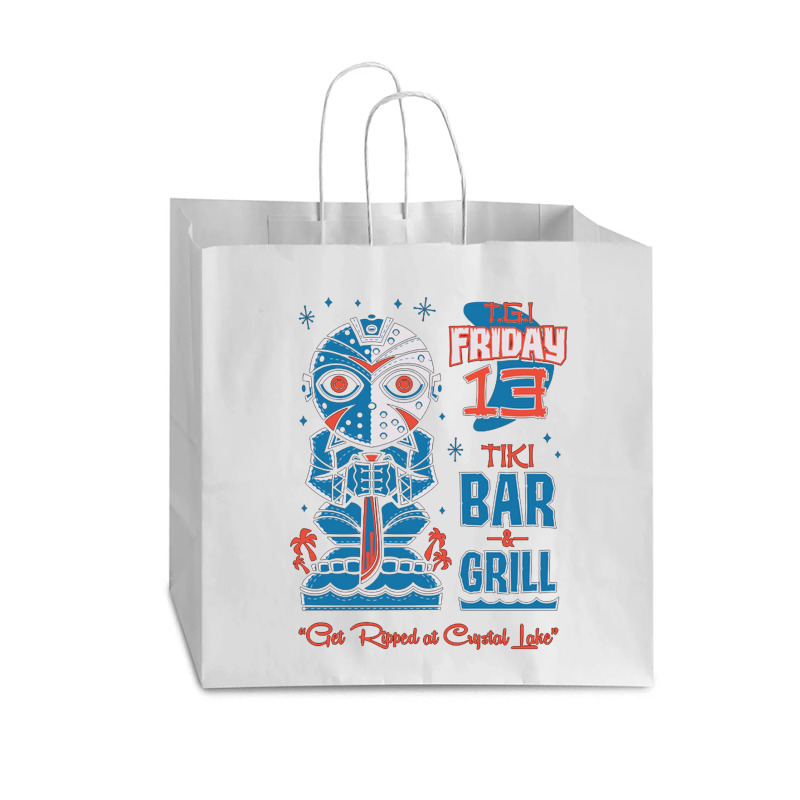 Friday 13 Tiki Bar Vogue Paper Bag - 16 X 6 X 12 | Artistshot