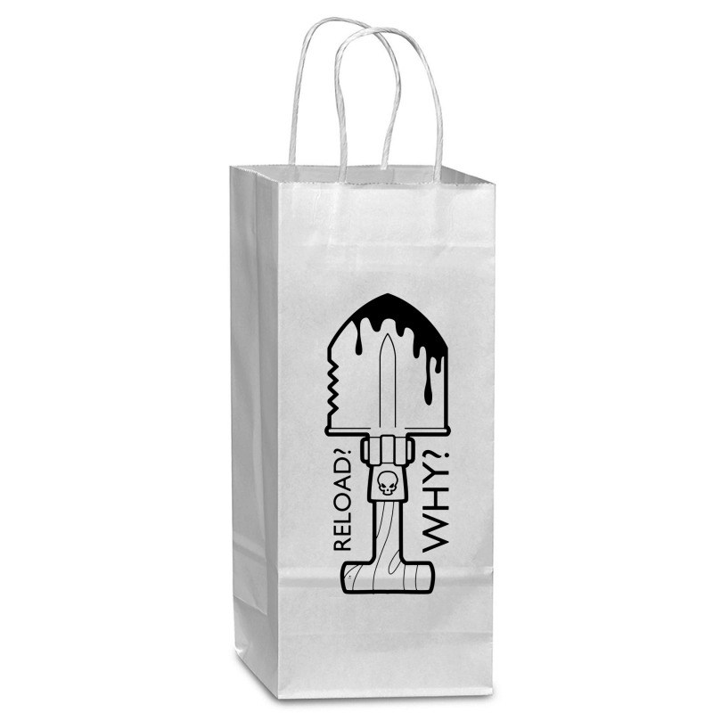 Construction Worker Tools Wine Paper Bag - 5 1/2 X 3 1/4 X 13 | Artistshot