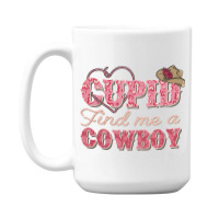 Cupid Find Me A Cowboy Sublimation 15 Oz Coffee Mug | Artistshot