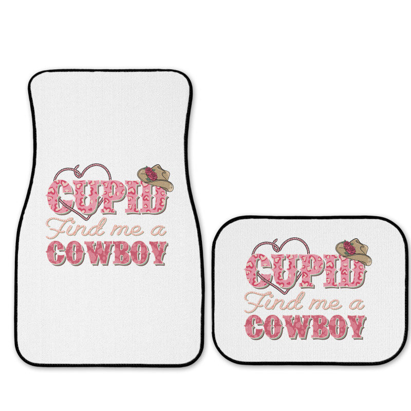 Cupid Find Me A Cowboy Sublimation Full Set Car Mats | Artistshot