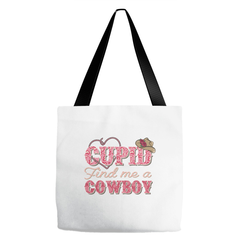 Cupid Find Me A Cowboy Sublimation Tote Bags | Artistshot