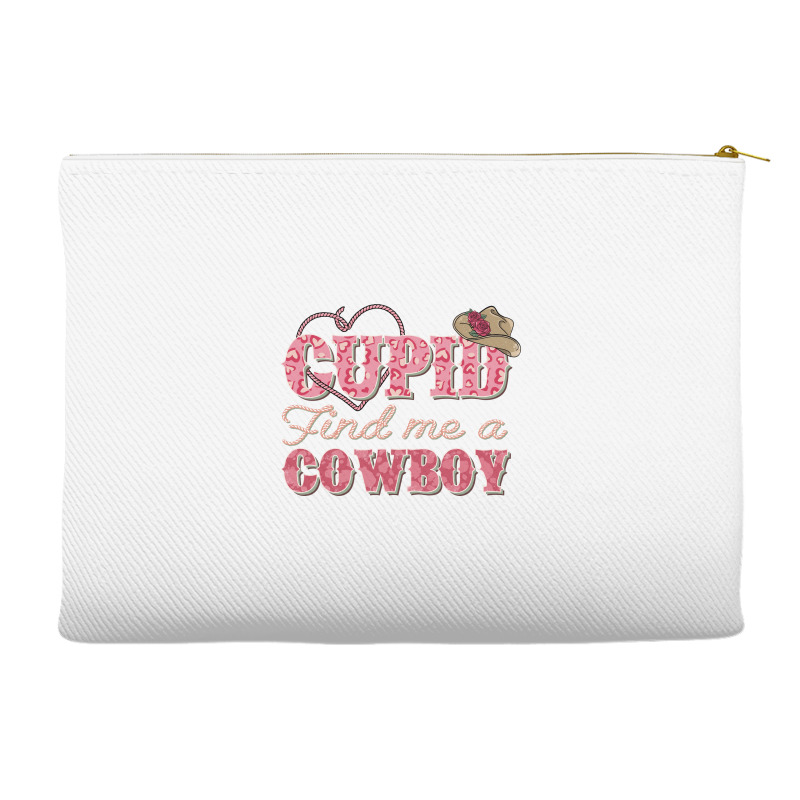 Cupid Find Me A Cowboy Sublimation Accessory Pouches | Artistshot